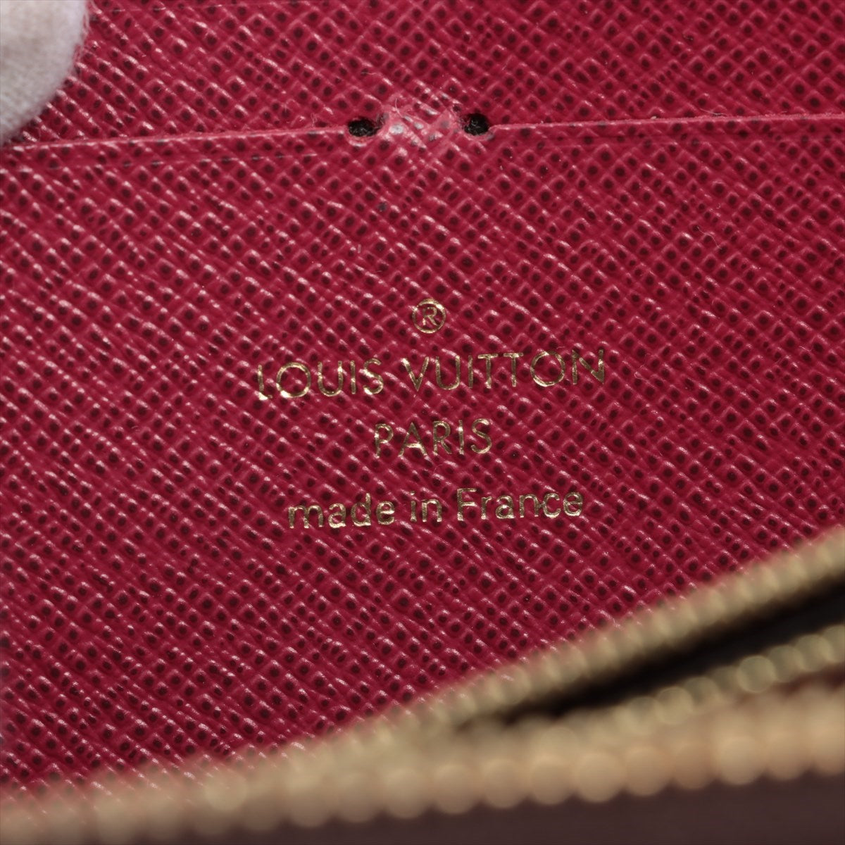Louis Vuitton Monogram Clemence Long Wallet Fuchsia