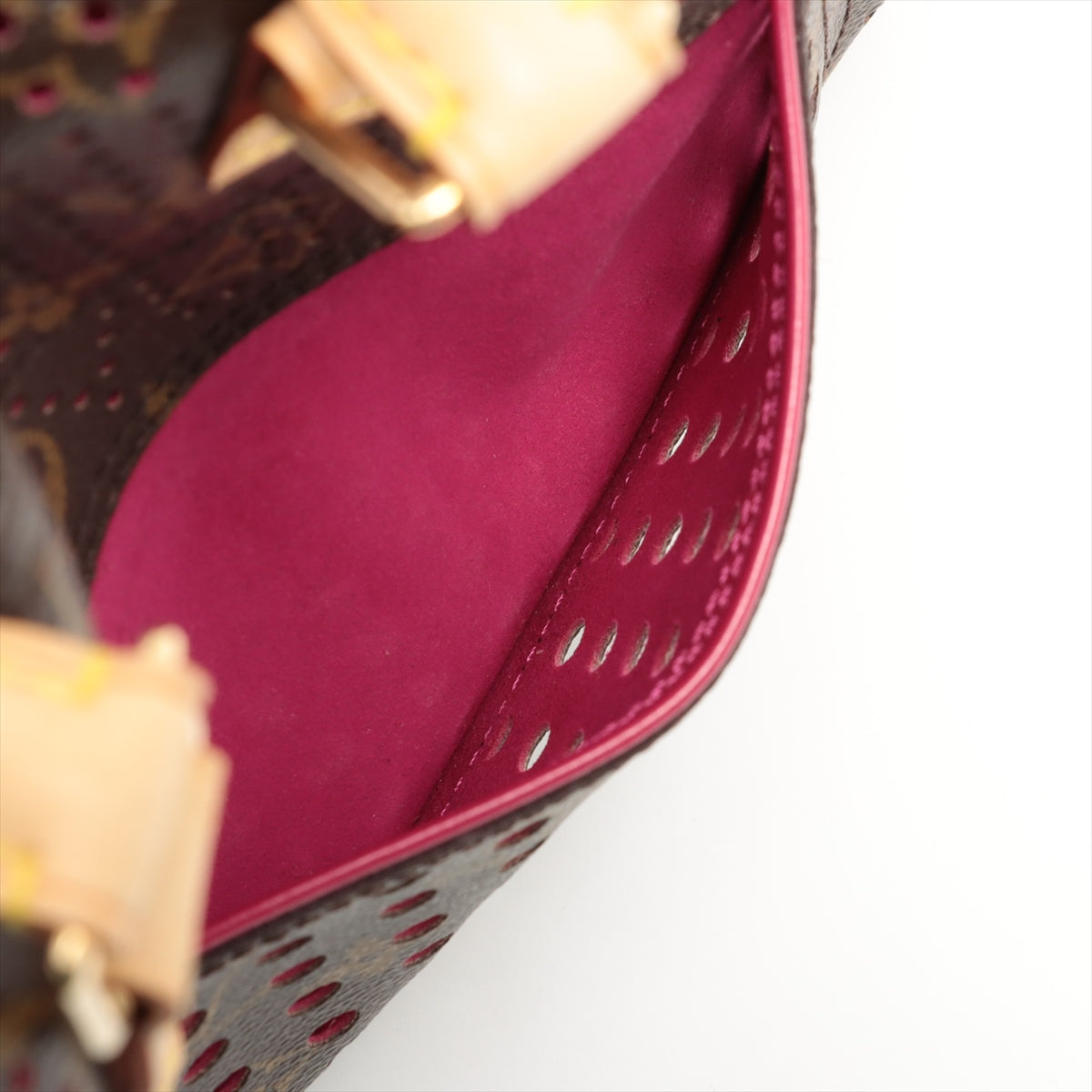 Louis Vuitton Monogram Perfo Speedy 30 Fushia