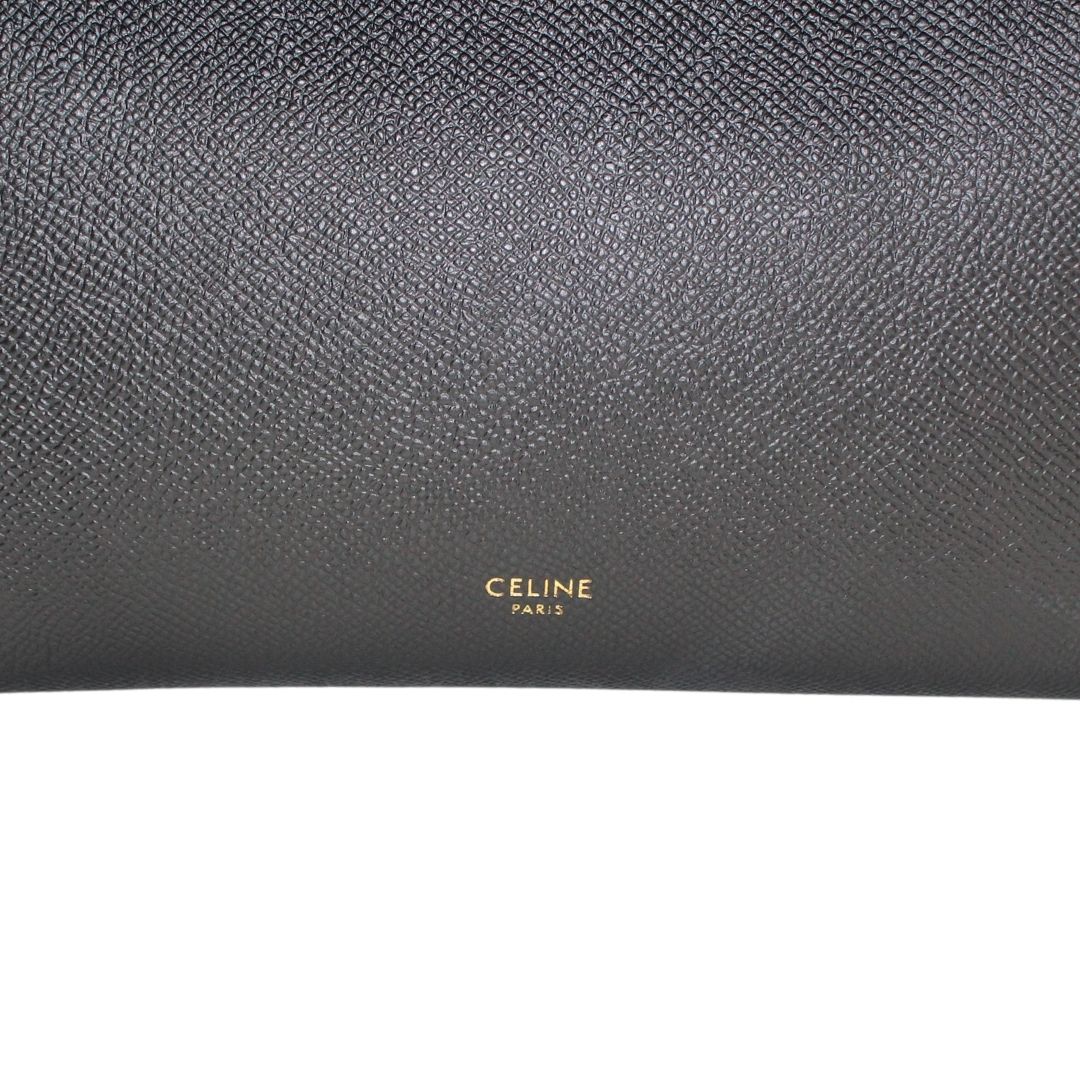Celine Grained Calfskin Micro Belt Bag Black
