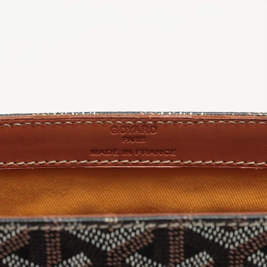 Goyard Goyardine Comores Tote Black x Brown