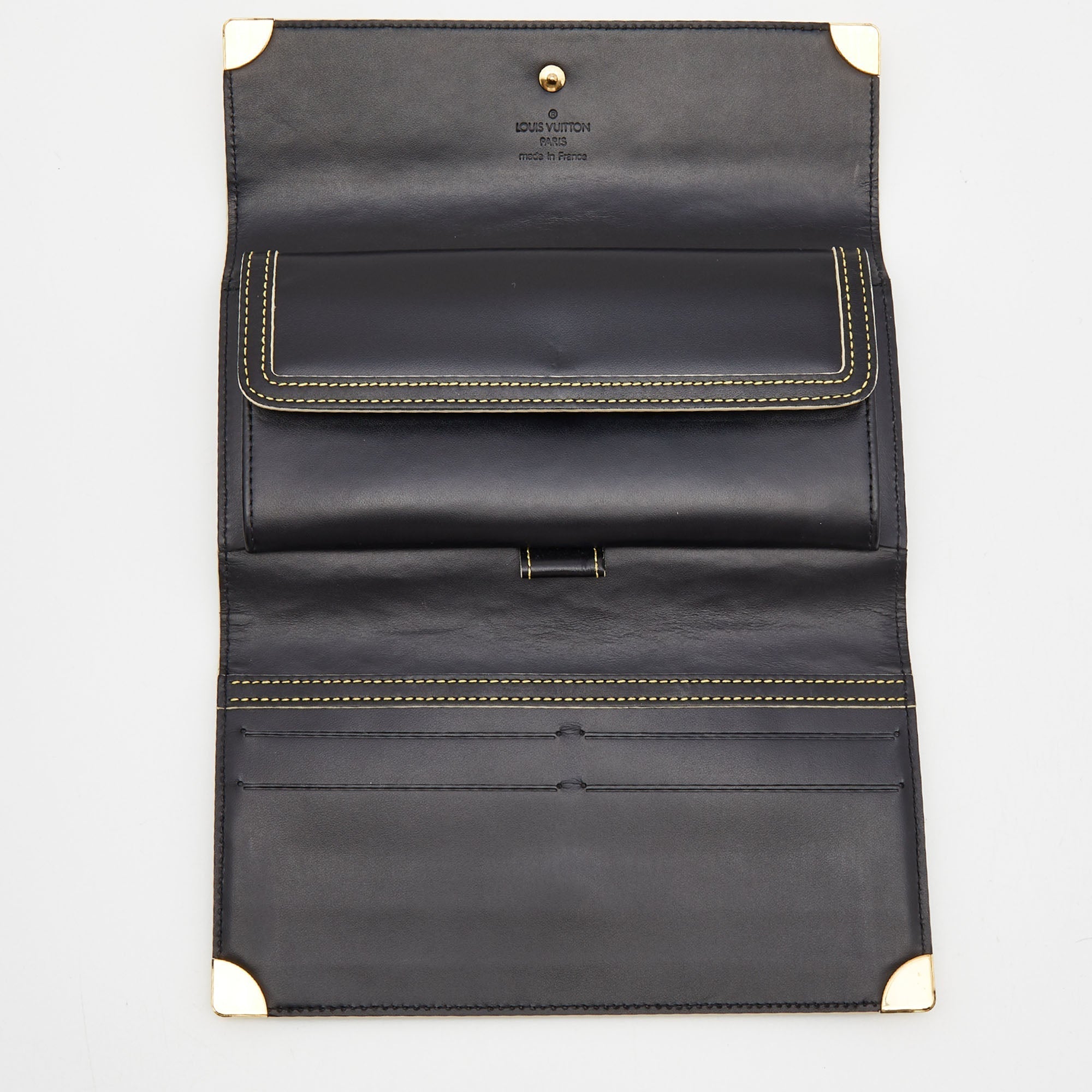 Louis Vuitton  Leather Porte Tresor International Wallet