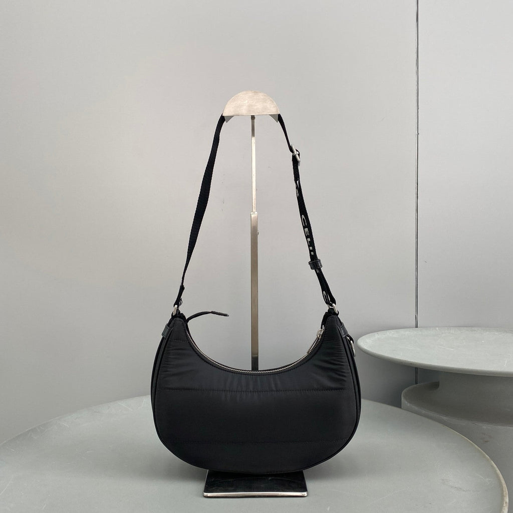 GLAMI MeGLAMIum Ava Bag With GLAMI Strap In Quilted Nylon Black For Women 9in/23cm 196972DLI.38SI