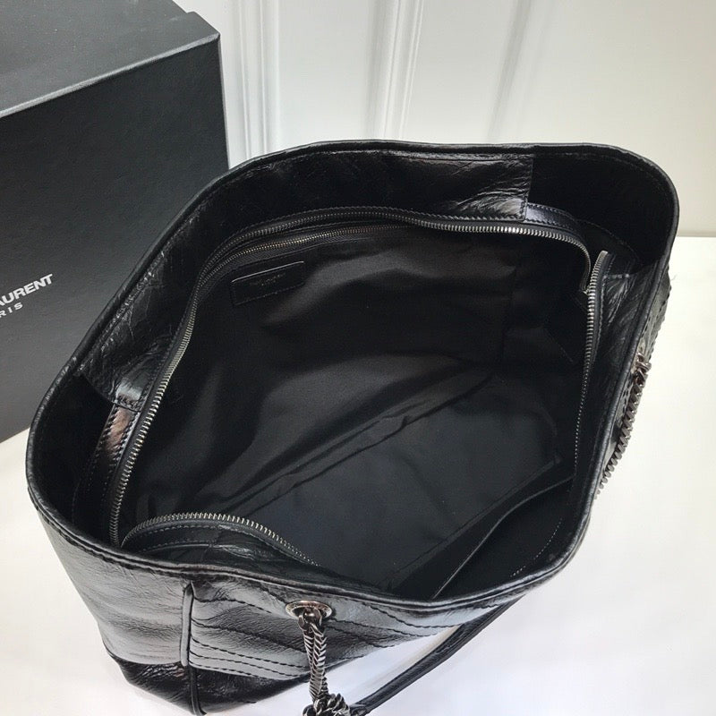GLAMI Niki Shopping Bag Black For Women 13.8in/35cm YSLÃ‚Â 