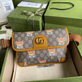 Glami OphiGLAMIa Belt Bag Beige And Orange Glami Supreme Canvas For WomenÃ‚Â  8.7in/22cm Glami Ã‚Â Ã¢â‚¬Å½