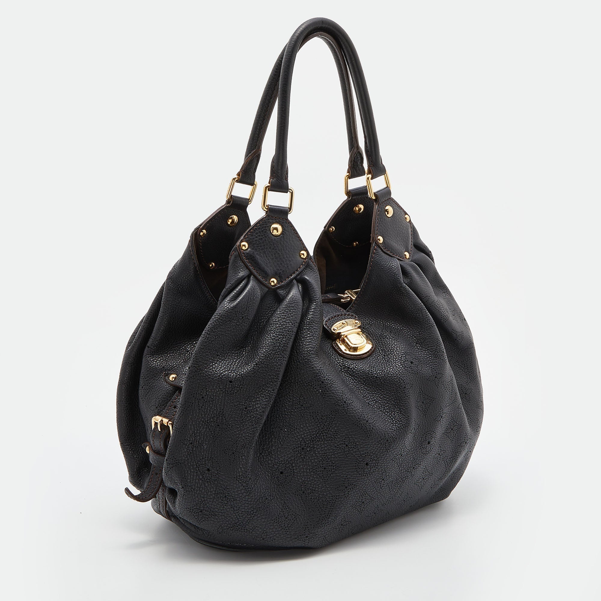 Louis Vuitton  Monogram Mahina Leather L Bag