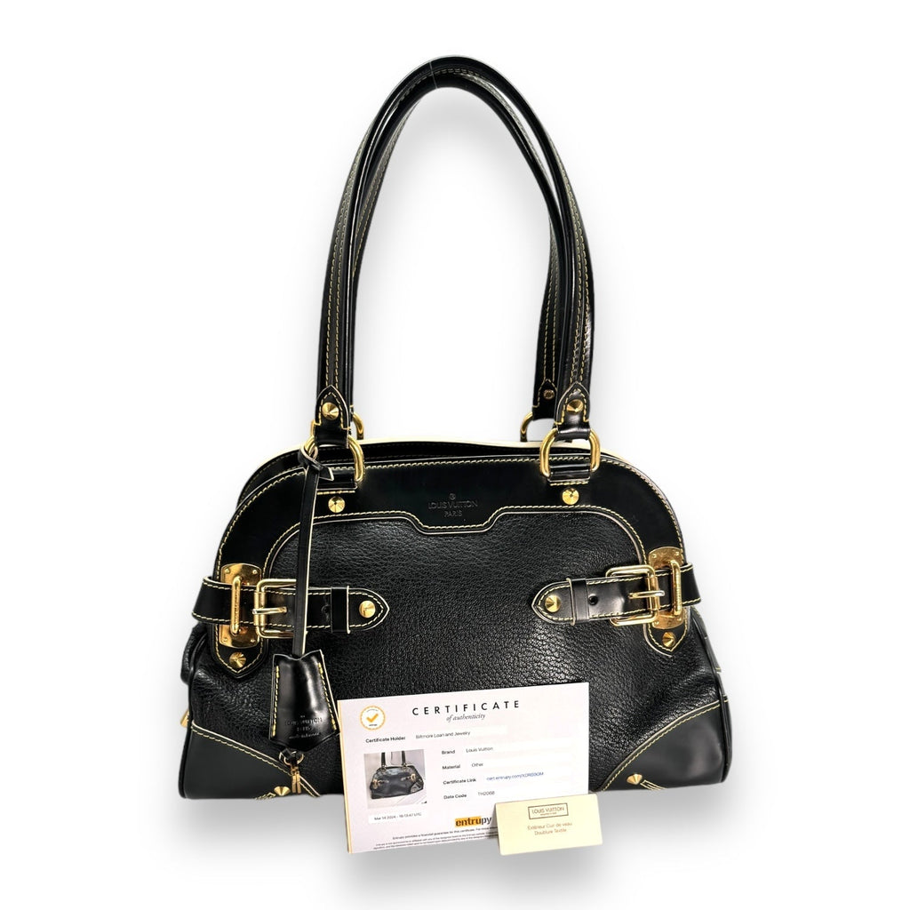 Louis Vuitton 2008 Black Suhali Le Radieux Satchel Bag