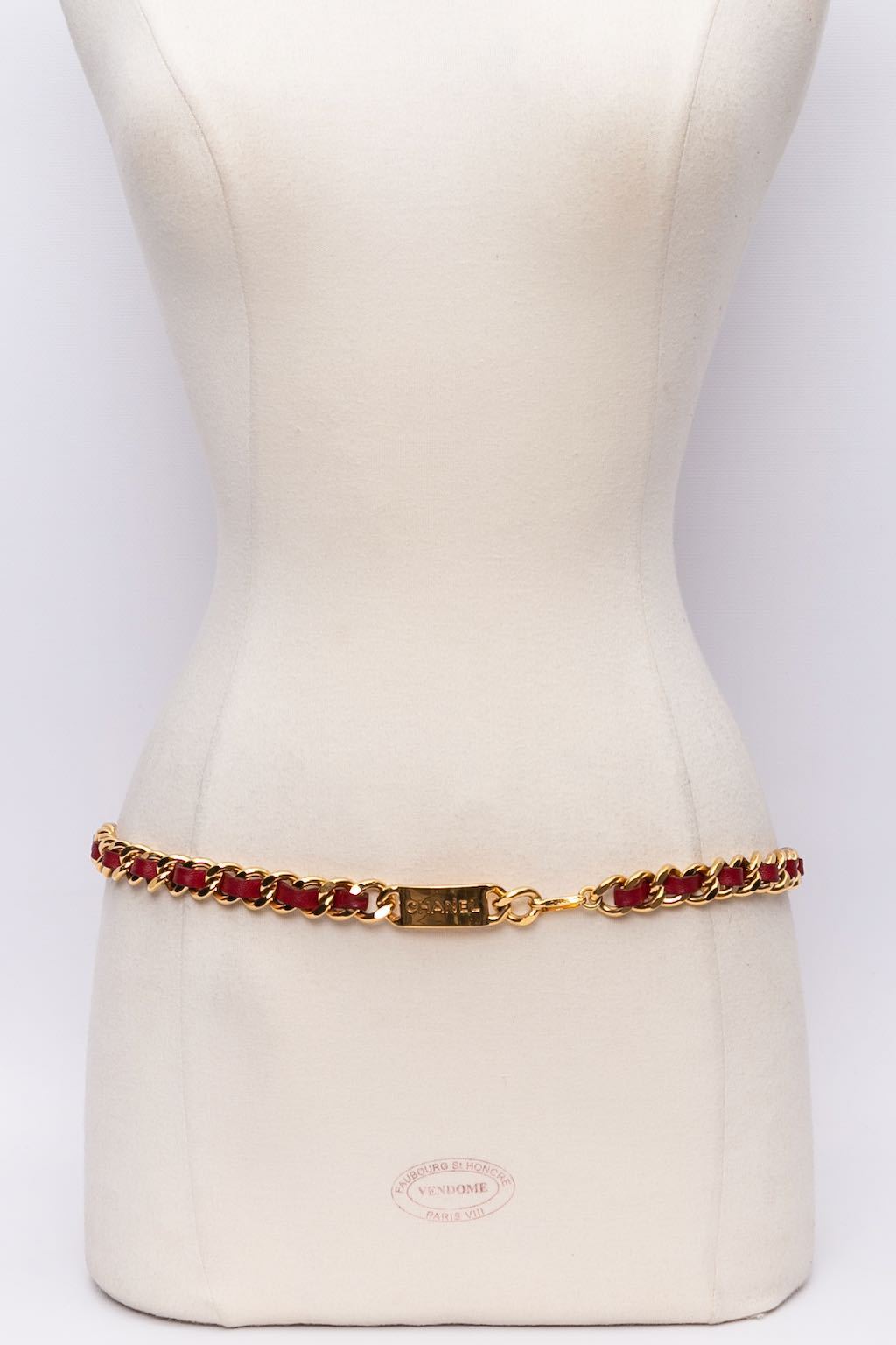 Ceinture en cuir Chanel