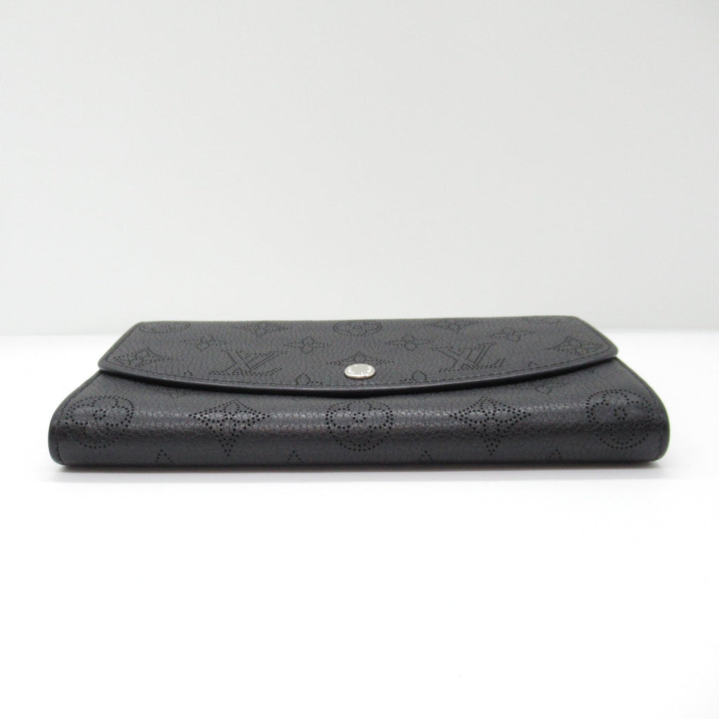 Louis Vuitton Louis Vuitton Portefolio Iris Round Long Wallet Leather Machina  Black M60143