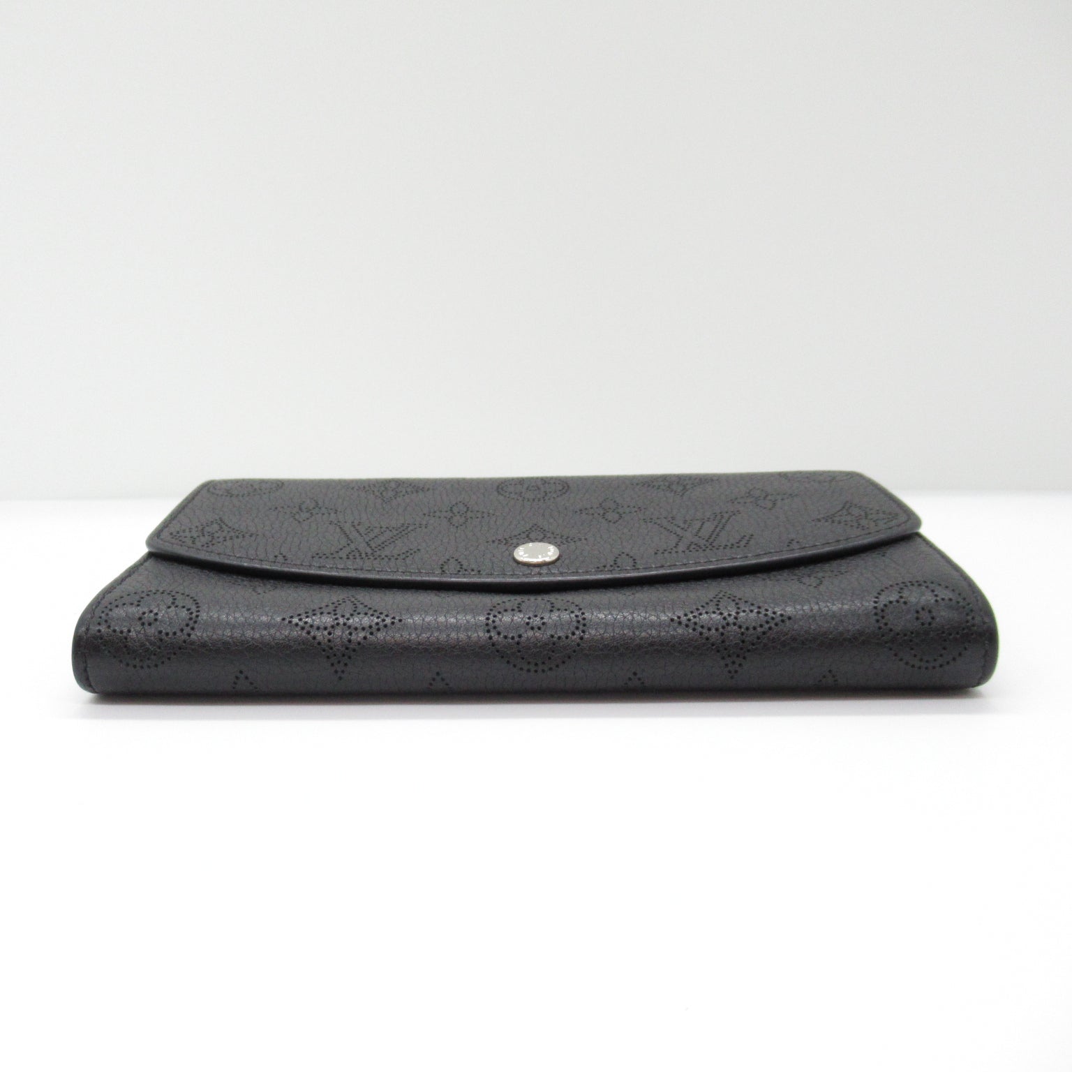 Louis Vuitton Louis Vuitton Portefolio Iris Round Long Wallet Leather Machina  Black M60143