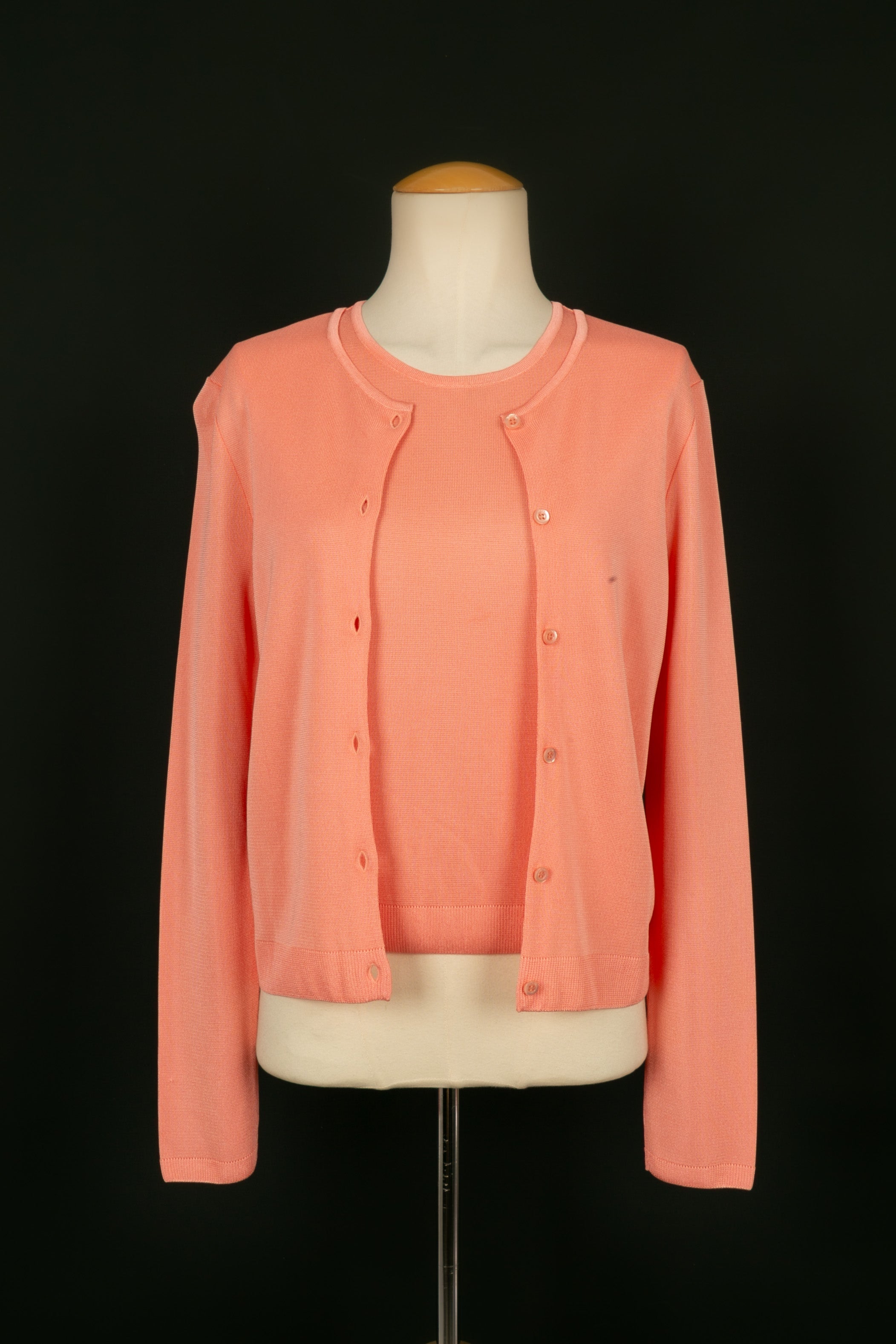 Haut / Twin set rose orangÃƒÆ’Ã‚Â© Dior