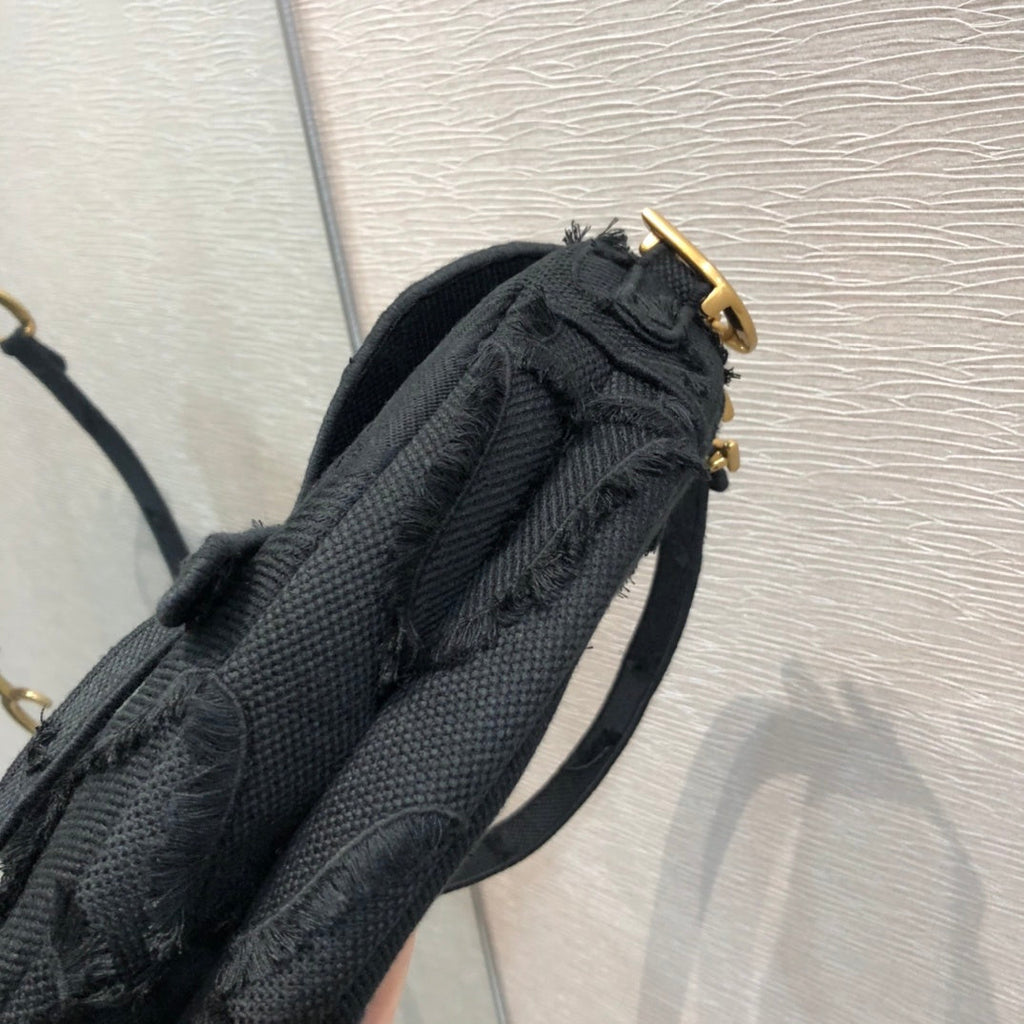 GLAMI Saddle Bag Black For Women 10in/26cm CD
