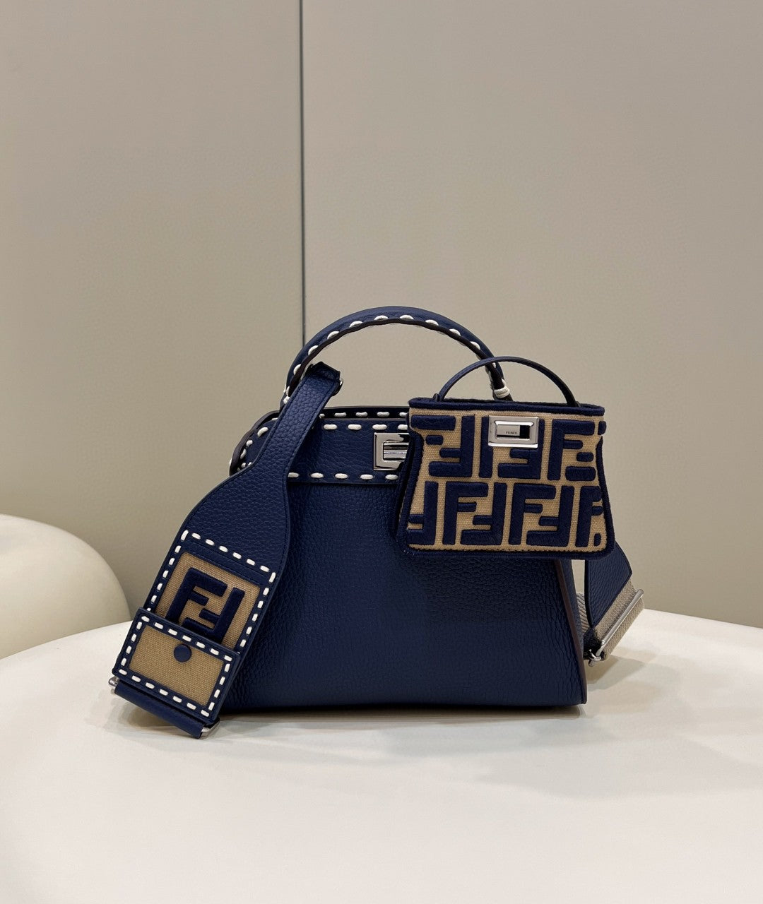 FI GlamI Small Dark Blue Bag For Woman 23cm/9in