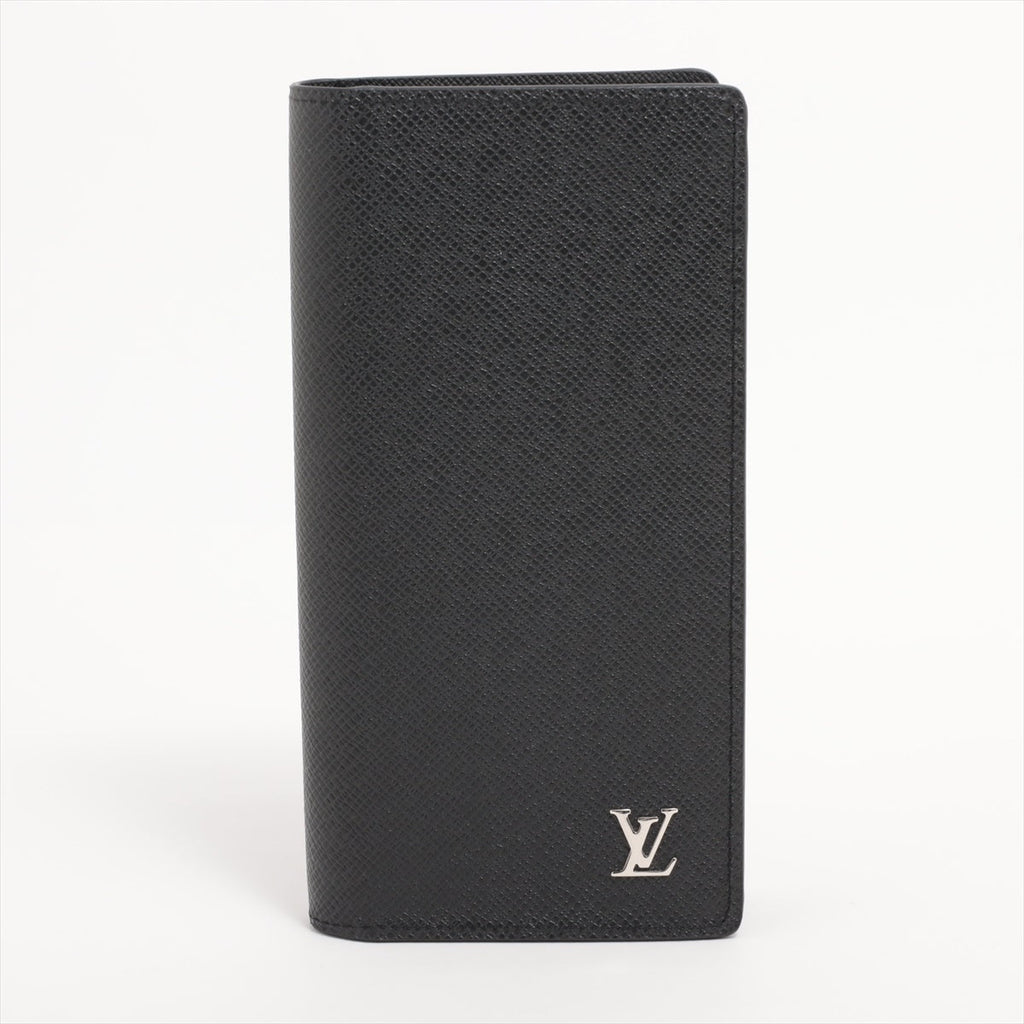 Louis Vuitton Taiga Portefolio Braza M30285 Noneir   Wallet