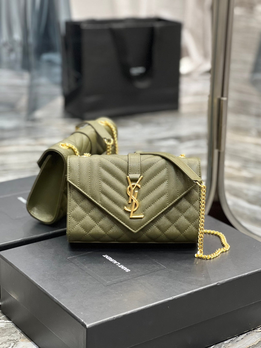 GLAMI Small Bag In Mix Matelasse For Women 8.2in/21cm YSL