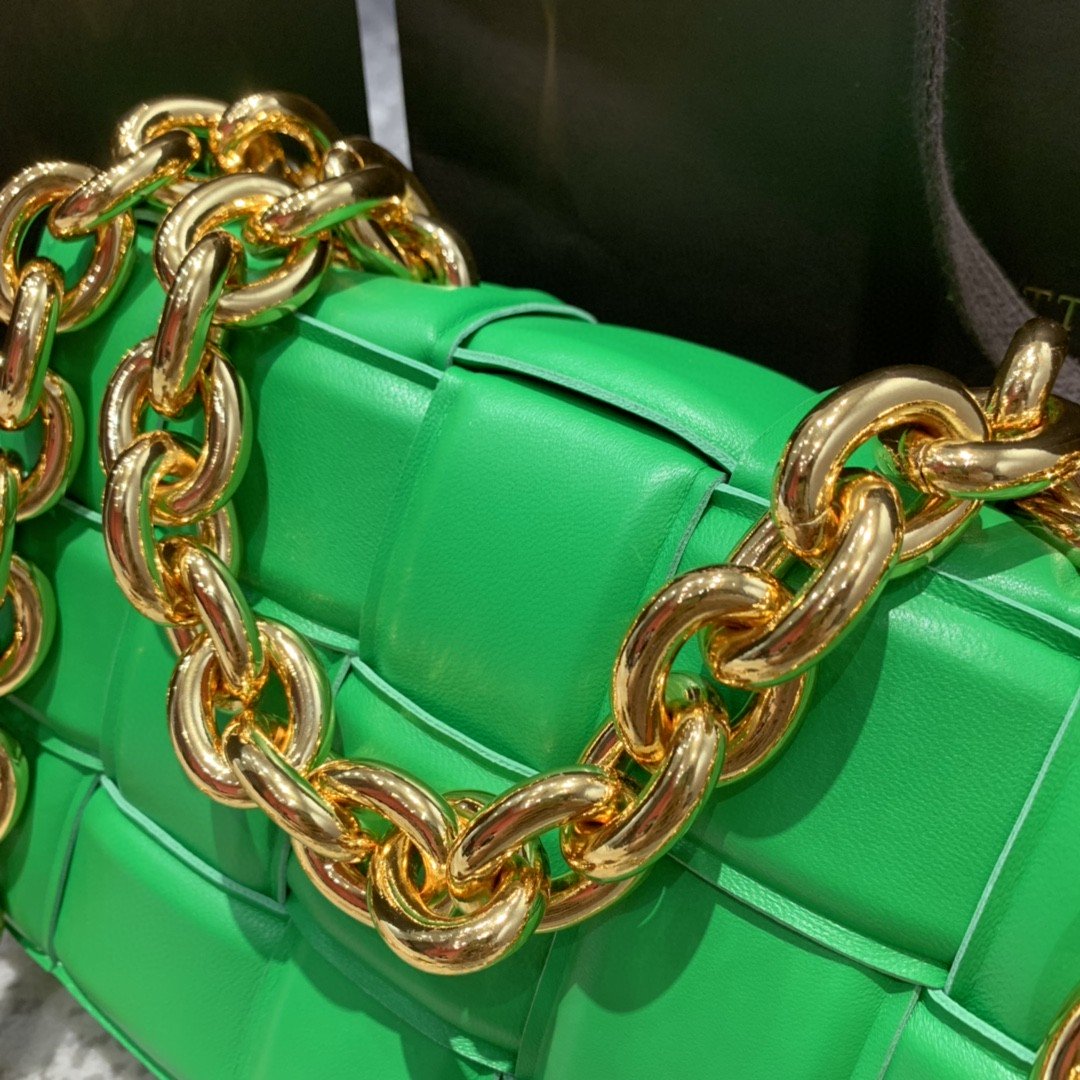 GLAMI Chain Cassette Bag For Women 10.2in/26cm In Green 631421VBWZ03722