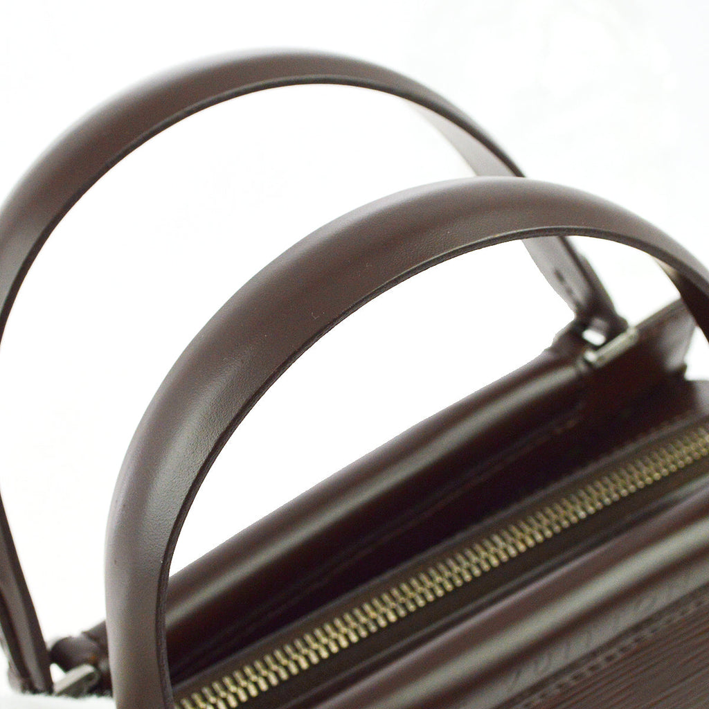 Louis Vuitton 2003 Brown Epi Figari PM Handbag M5201D