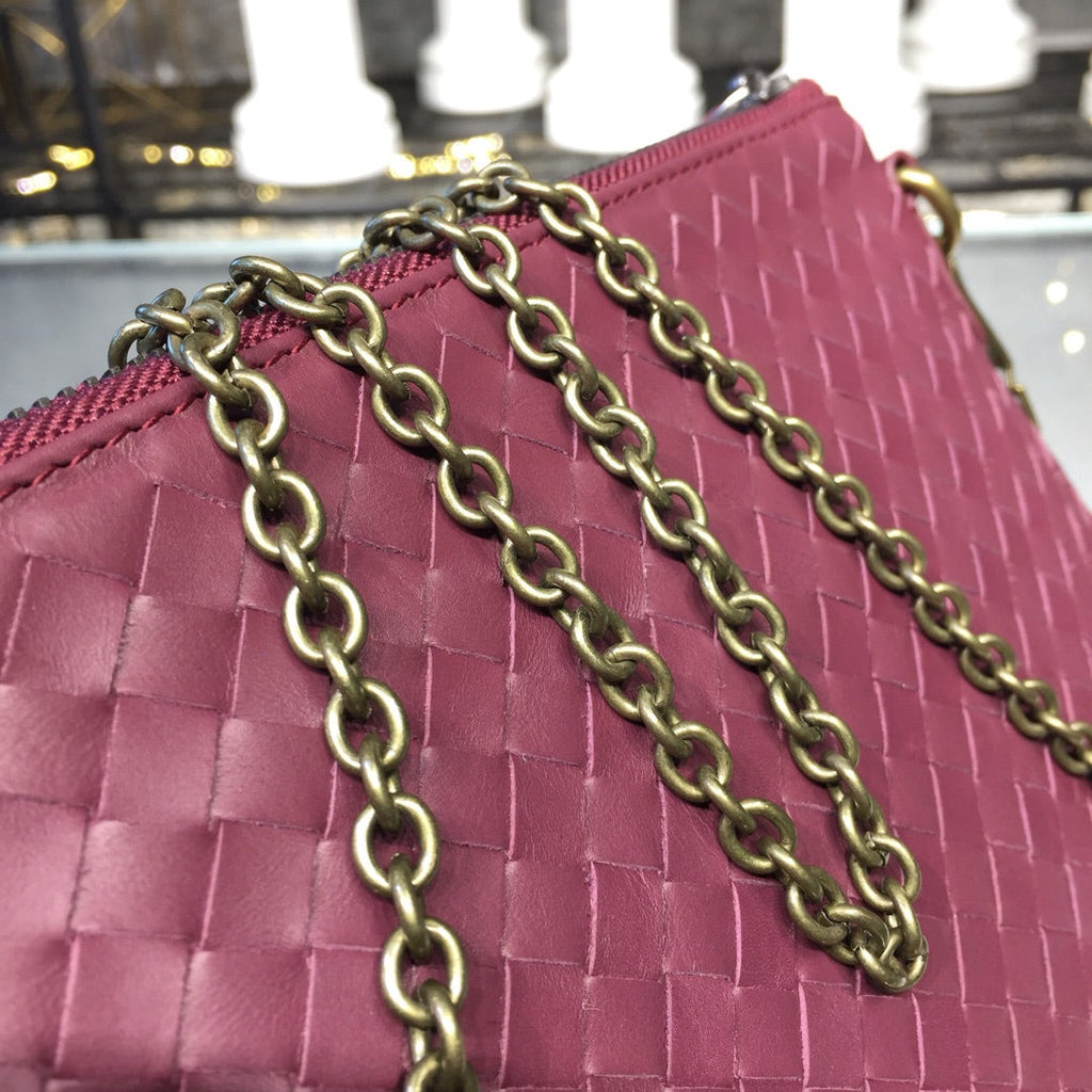 GLAMI Chain Shoulder Bag Dark Red, For Women, WomenÃƒÂ¢Ã¢â€šÂ¬Ã¢â€žÂ¢s Bags 9.6in/24.5cm