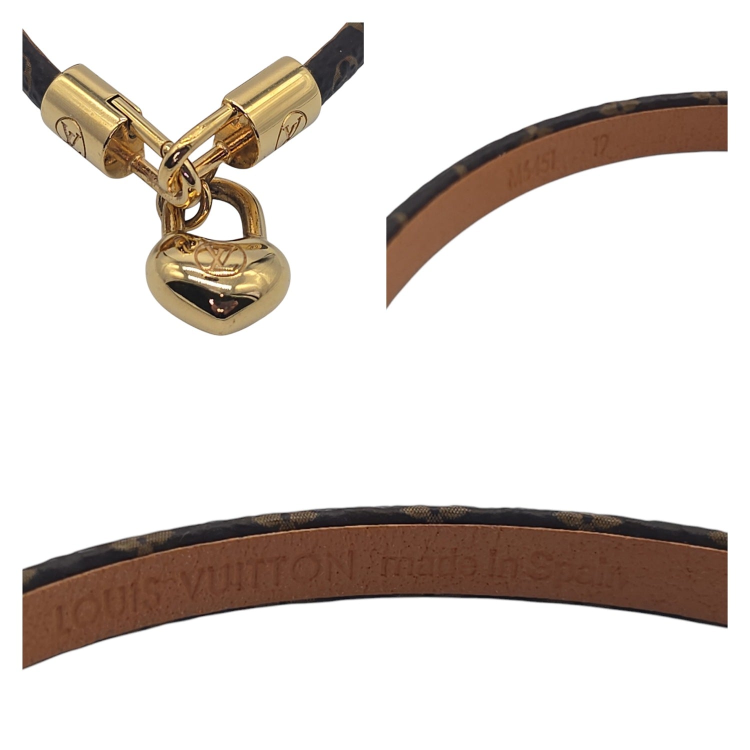 Louis Vuitton Monogram Crazy In Lock Charm Bracelet
