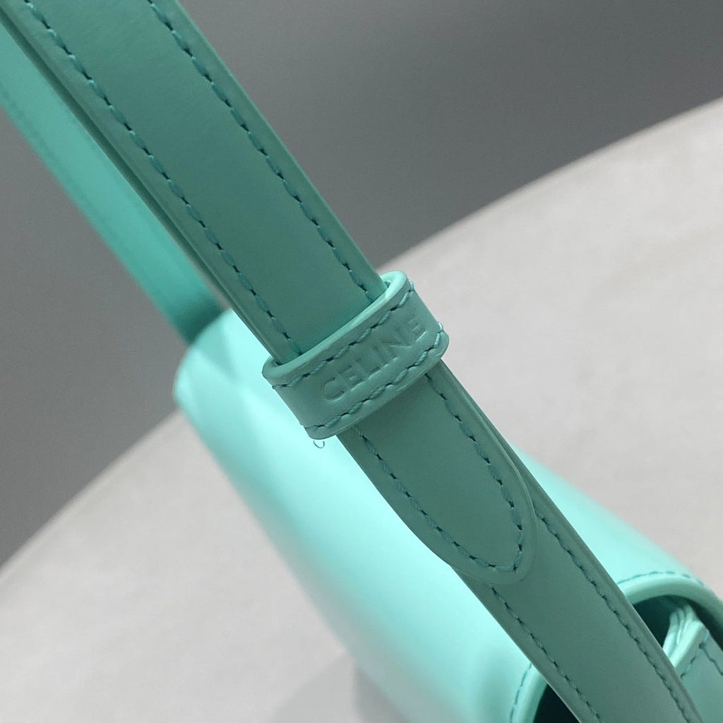 GLAMI Triomphe Shoulder Bag Mint Green For Women 8in/20cm