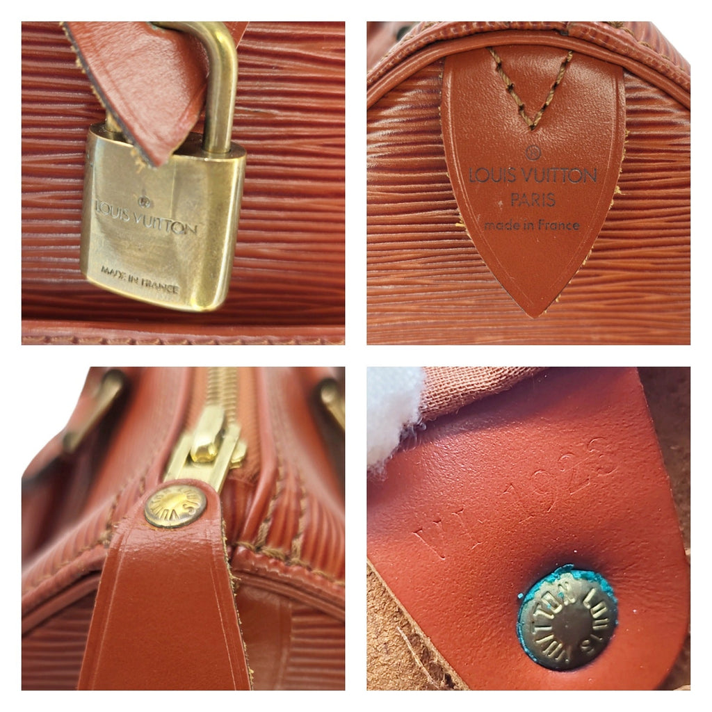 Louis Vuitton Vintage EPI Kenyan Brown Speedy 25 Bag