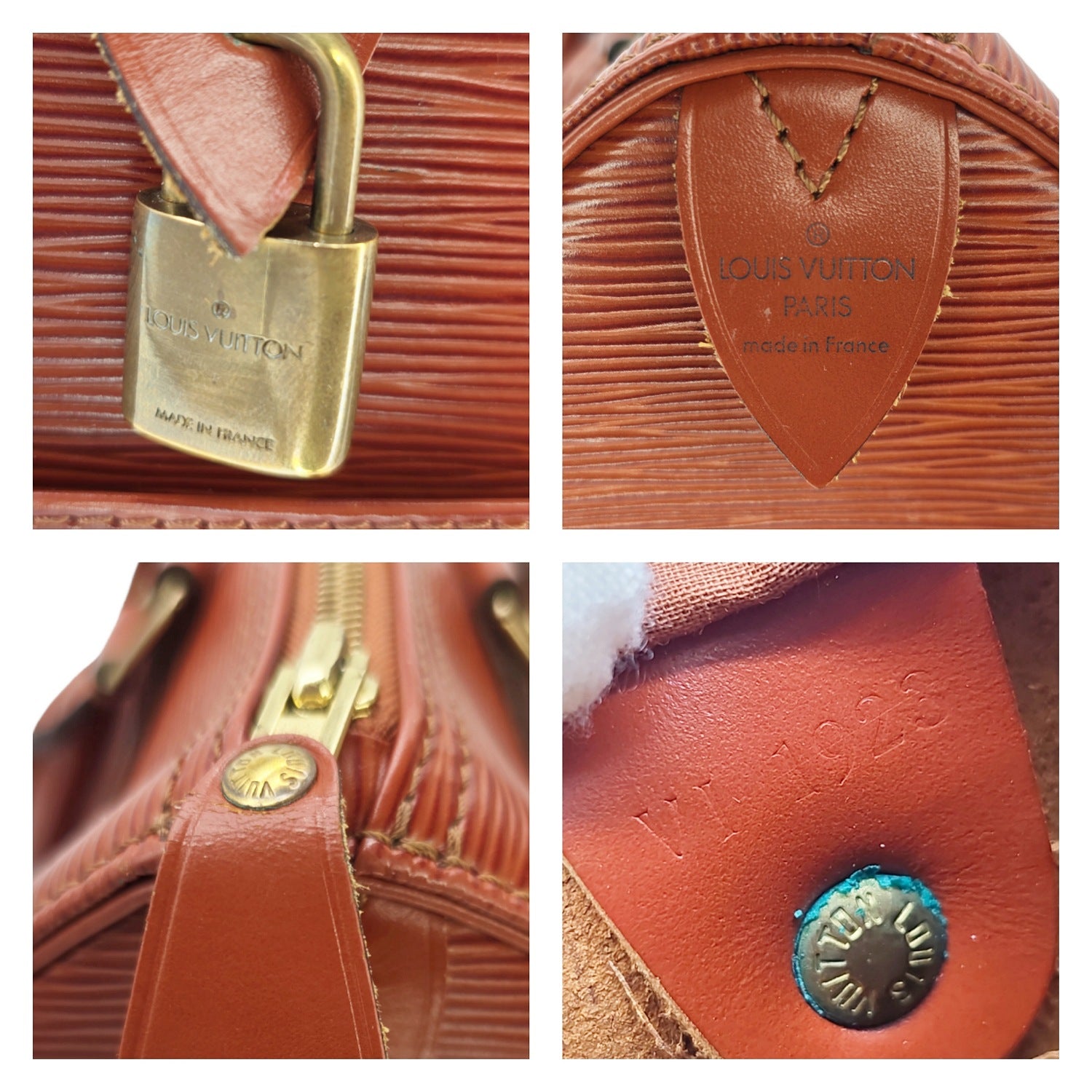 Louis Vuitton Vintage EPI Kenyan Brown Speedy 25 Bag