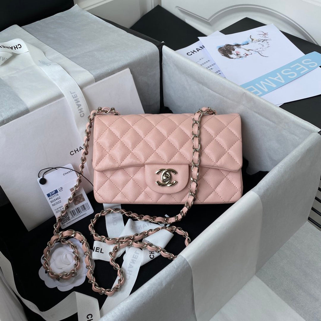 CHLMini Classic Handbag PiNike For Women 7.9in/20cm