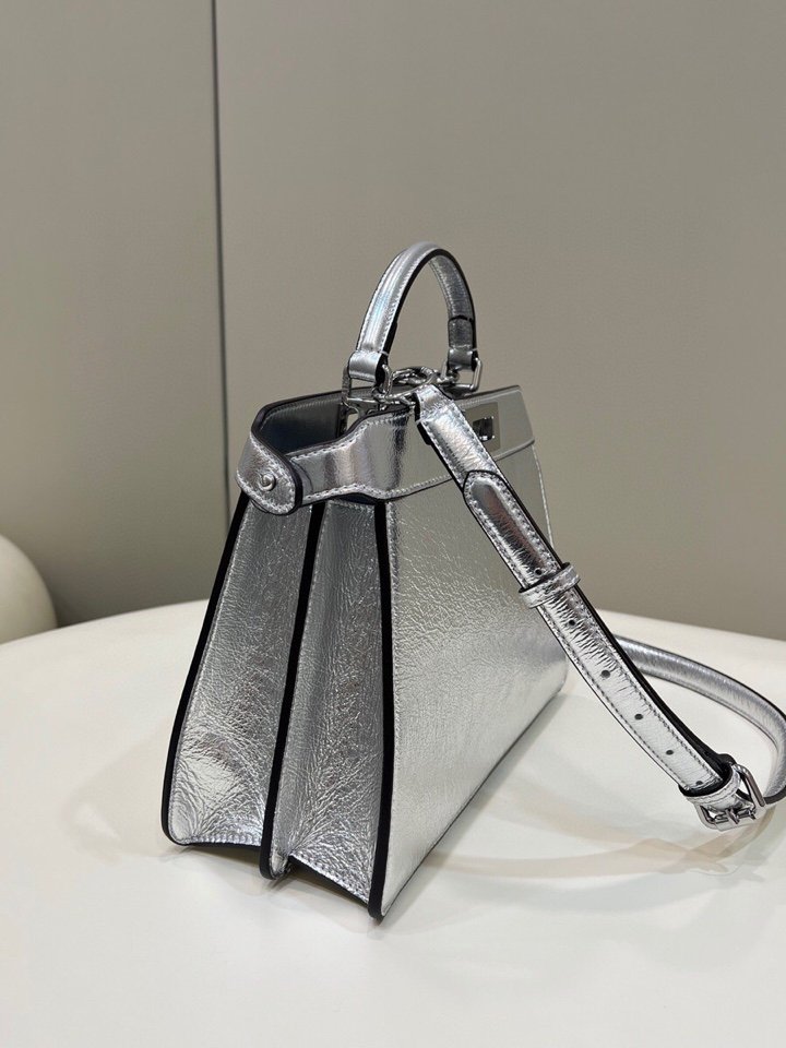 FI GlamI MeGLAMIum Silver Bag For Woman 33cm/13in