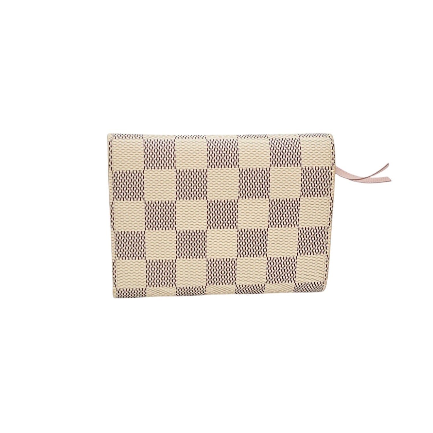 Louis Vuitton Damier Azur Victorine Rose Ballerine Wallet