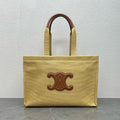 GLAMI Large Cabas Thais In Textile Natural / Tan For Women 16in/41cm 196762DST.02NT