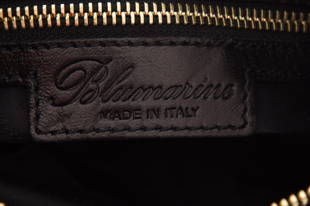 Blumarine Black & Crystal Cross-Body