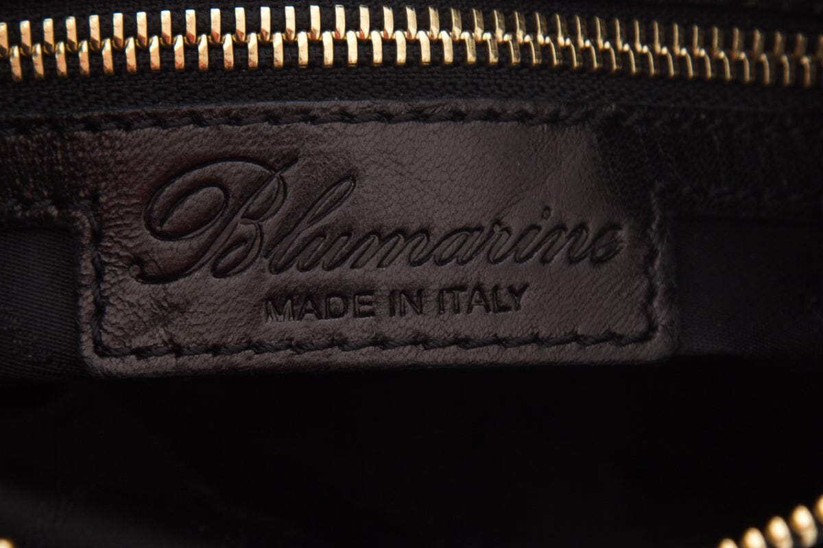 Blumarine Black & Crystal Cross-Body