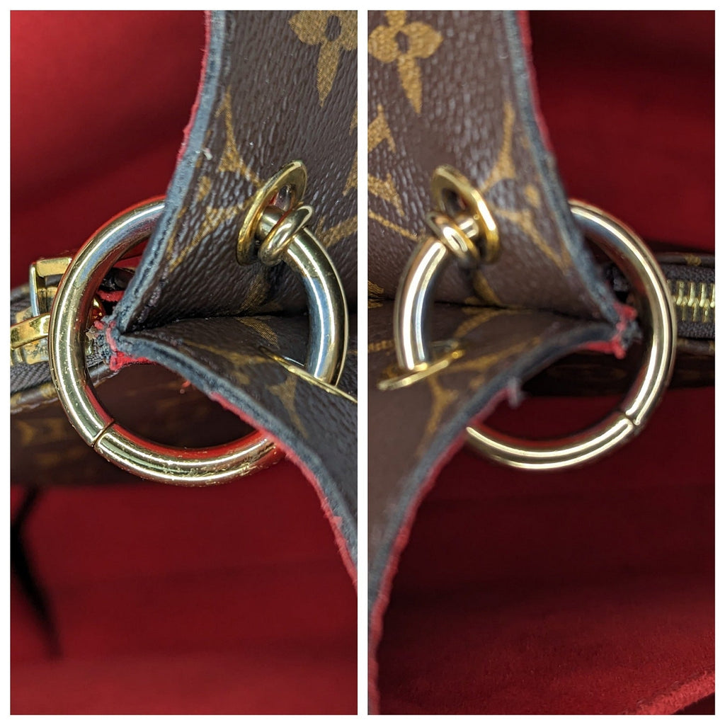 Louis Vuitton Monogram Flower Zipped Tote Coquelicot