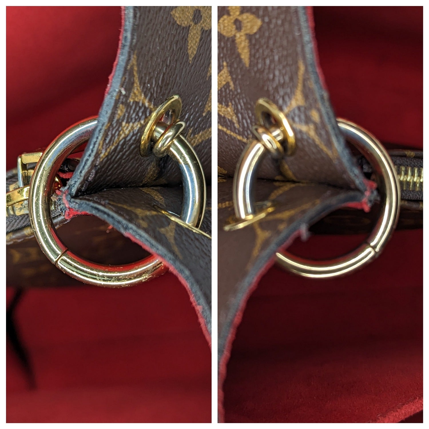 Louis Vuitton Monogram Flower Zipped Tote Coquelicot