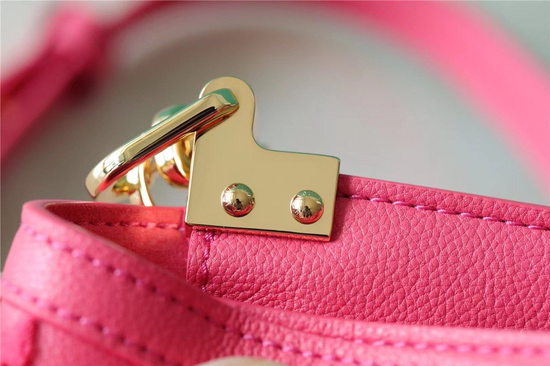 LV Mini Dauphine Monogram GlamIuo Pink For Women,  Shoulder And Crossbody Bags 9.8in/25cm LV M20747