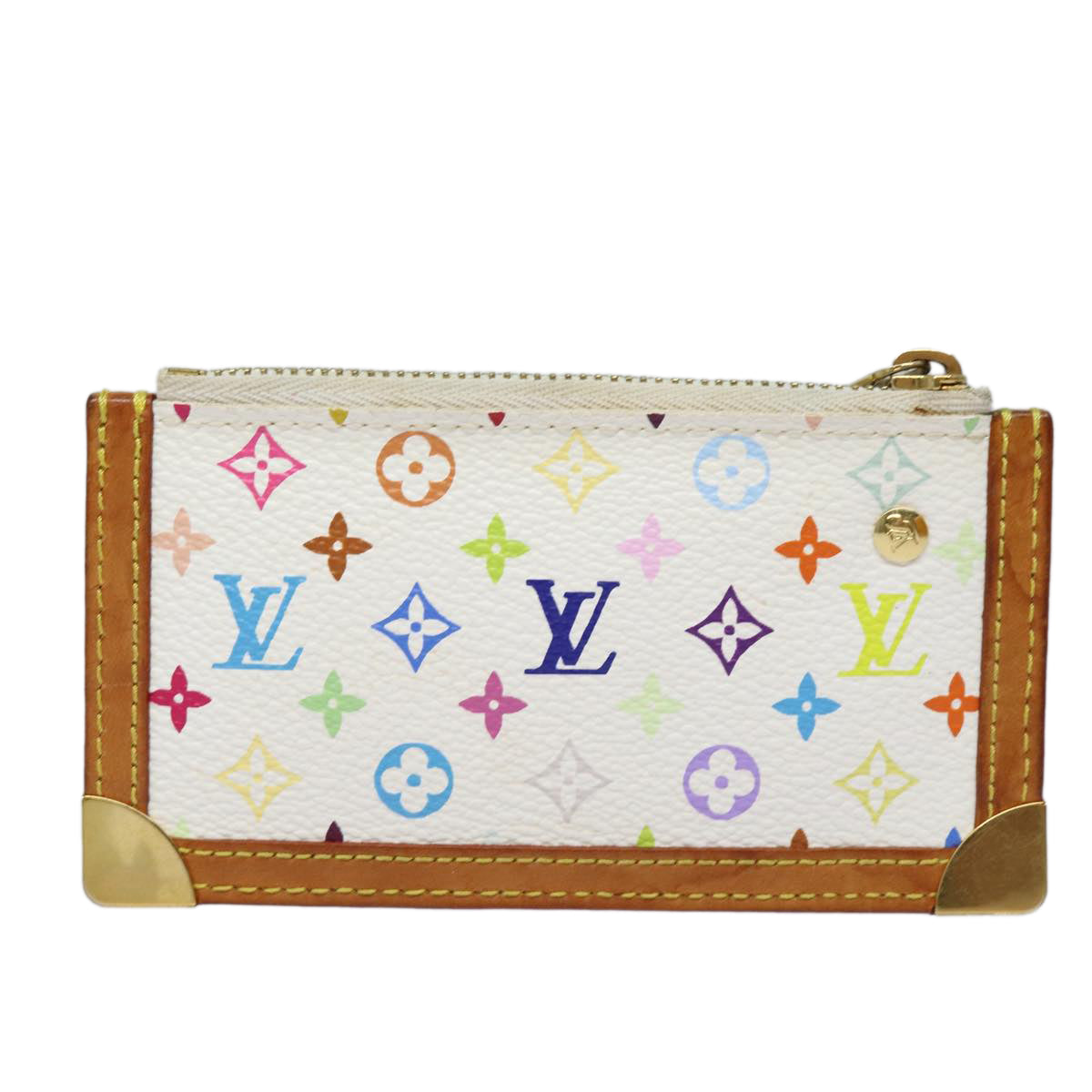 Louis Vuitton Pochette Clés  Canvas Wallet