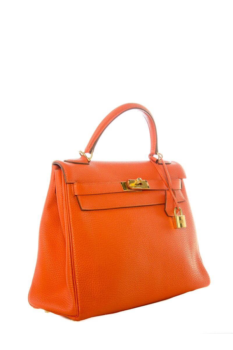 HermÃƒÆ’Ã‚Â¨s Cappucine Kelly 32 Togo GHW  Handbag
