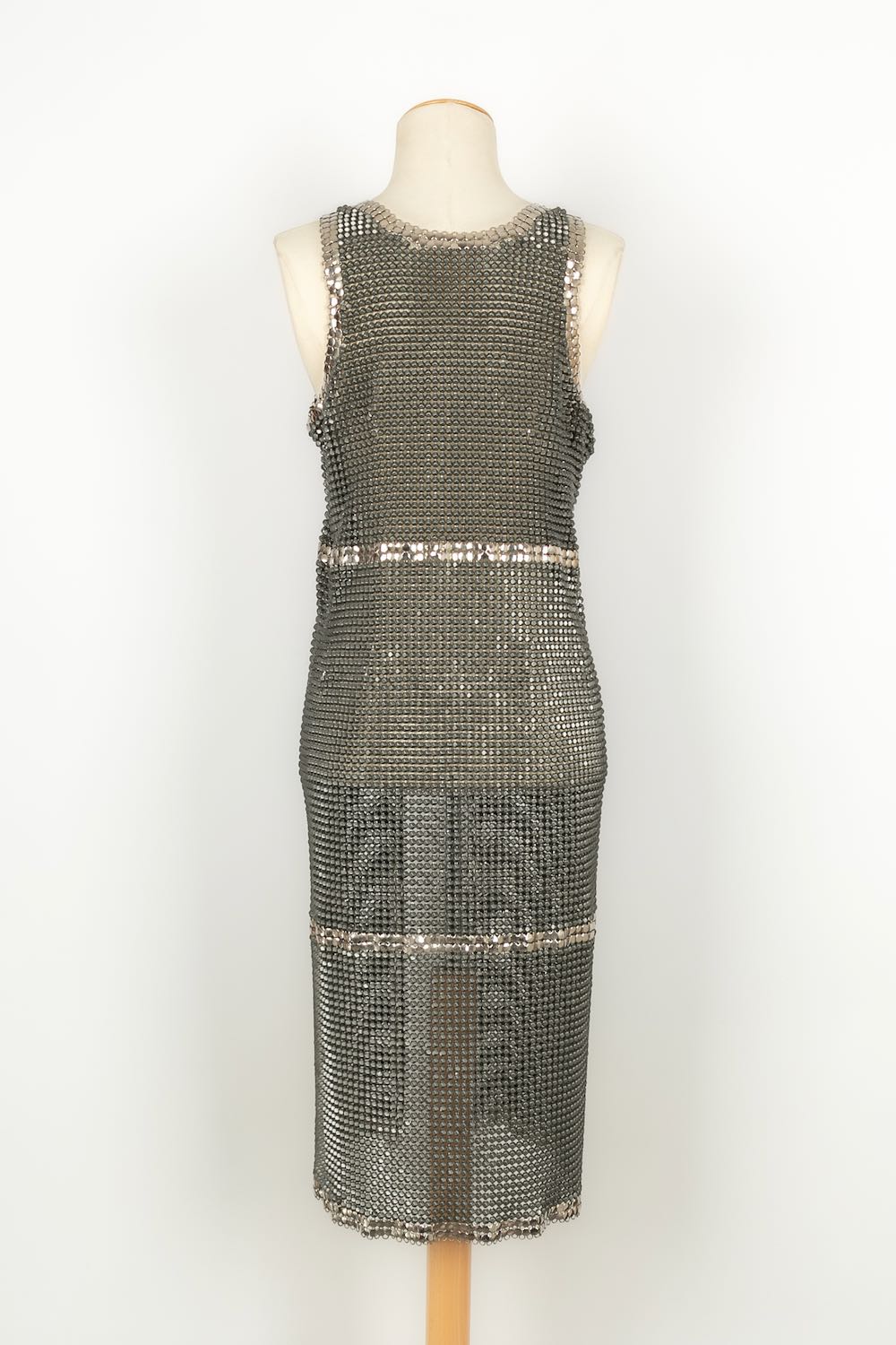 Manteau en maille Paco Rabanne