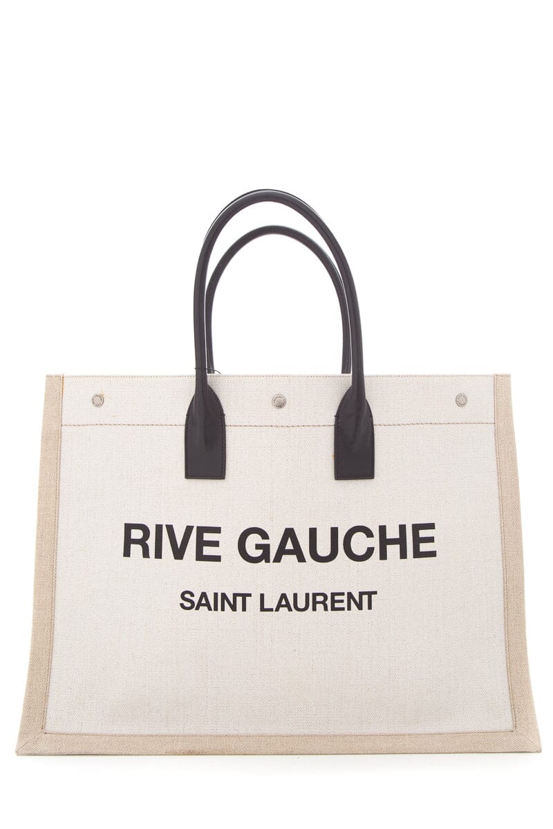 Saint Laurent Natural "Rive Gauche" Large Tote