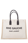 Saint Laurent Natural "Rive Gauche" Large Tote