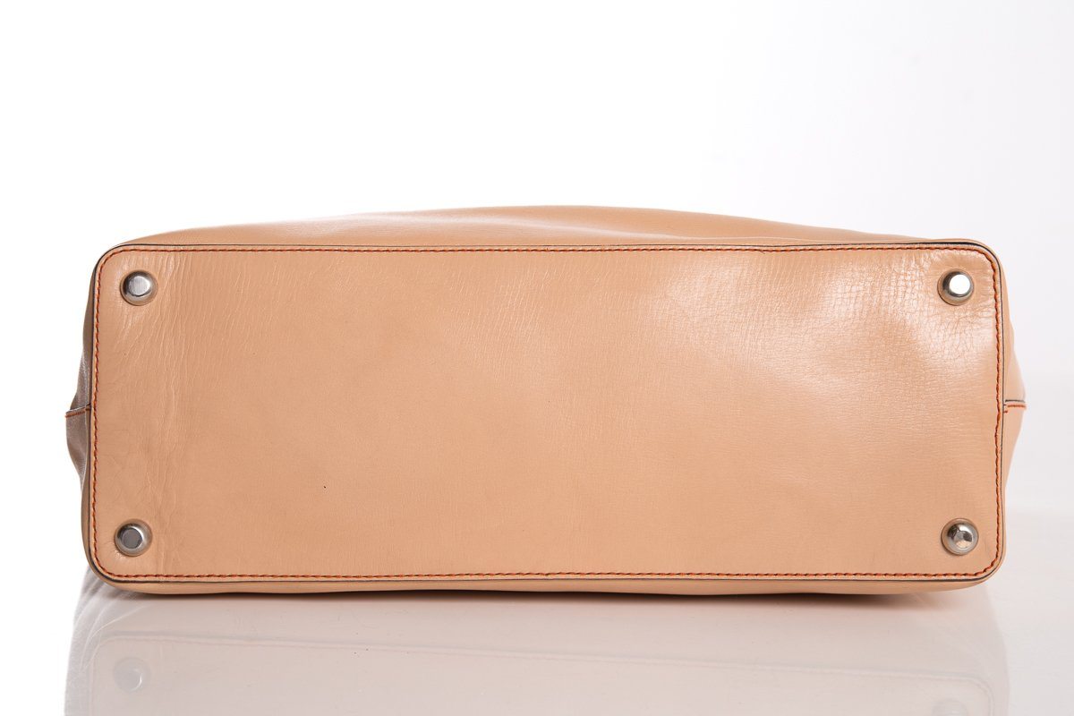 Marc Jacobs Nude Leather Dual Strap Tote