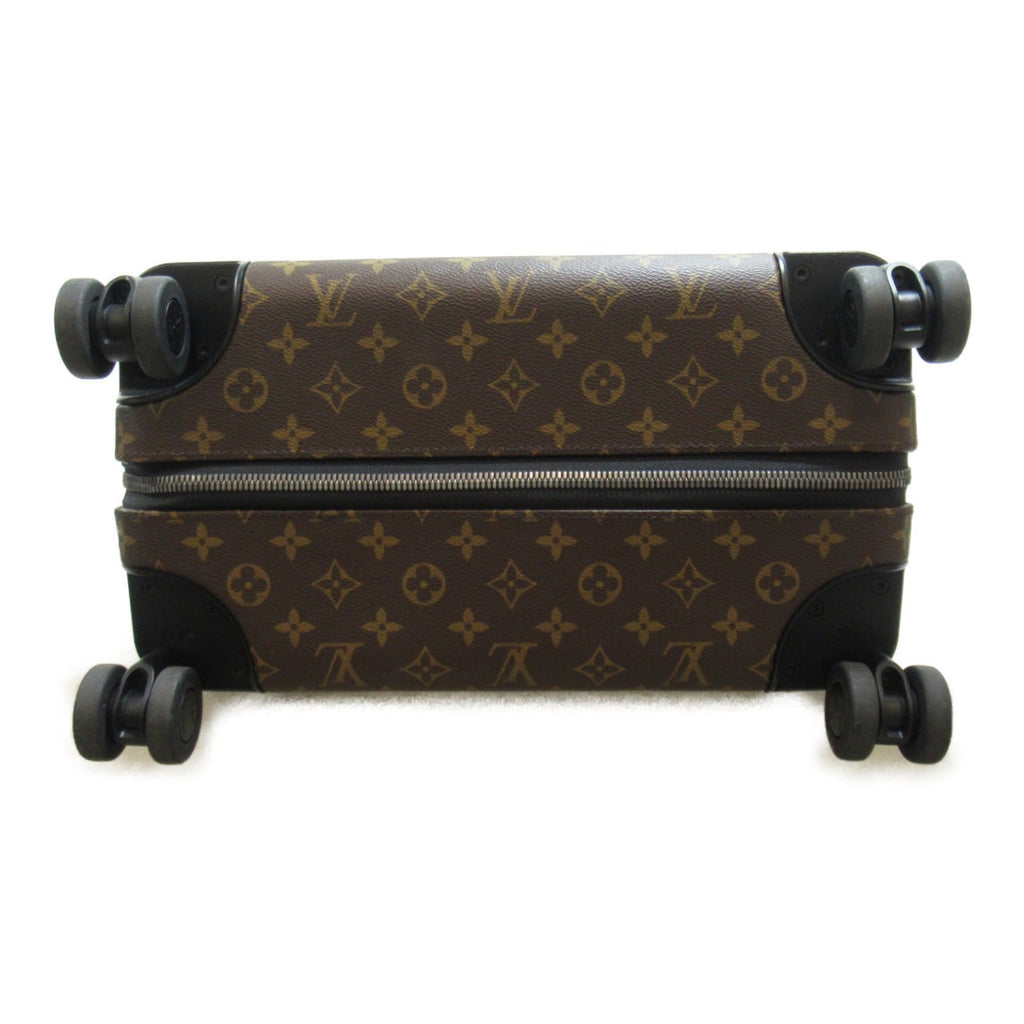 ルイ・ヴィトン LOUIS VUITTON ホライゾン LVカラーマニア キャリーバッグ バッグ PVCコーティングキャンバス モノグラム・マカサー メンズ レディース ブラウン系 マロン/ヴィオレフォンセ M46782 【中古】｜