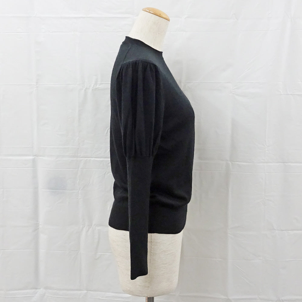 Louis Vuitton RW172W Black S Wool Cashmere Italian Made  Apparel Women's Clothes