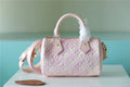 LV Nano Speedy Monogram Empreinte Pink For Women,  Shoulder And Crossbody Bags 16cm/6.3in LV M81508