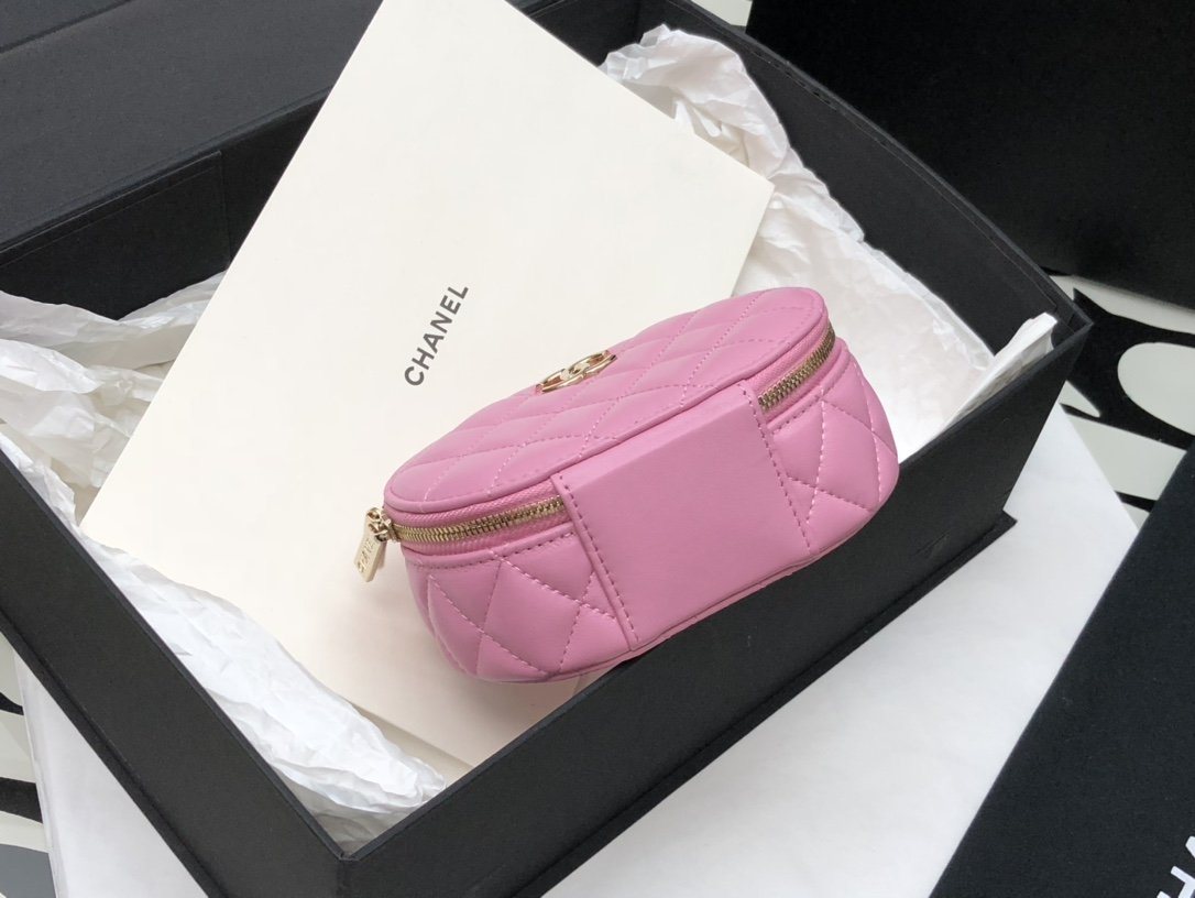CHLVanity Case Shiny Gold PiNike Bag For Women 9.5cm/3.7in