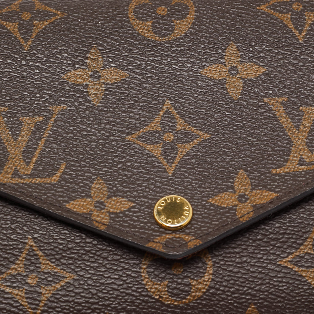 Louis Vuitton Monogram Canvas Sarah Wallet..