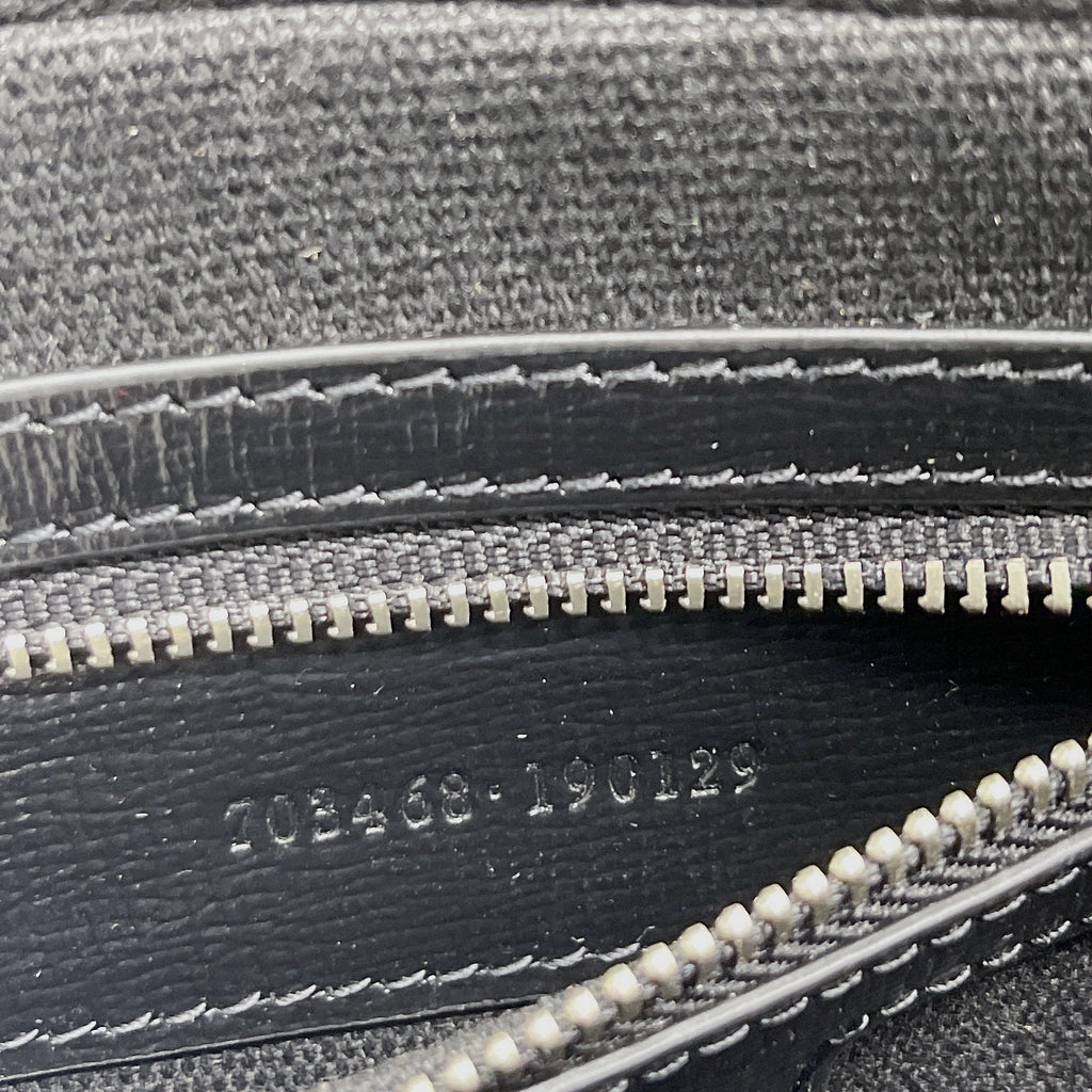 gg Shoulder Bag With Interlocking G Black gg Supreme Canvas For Women  9.6in/24.5cm gg 703468 92THF 1000