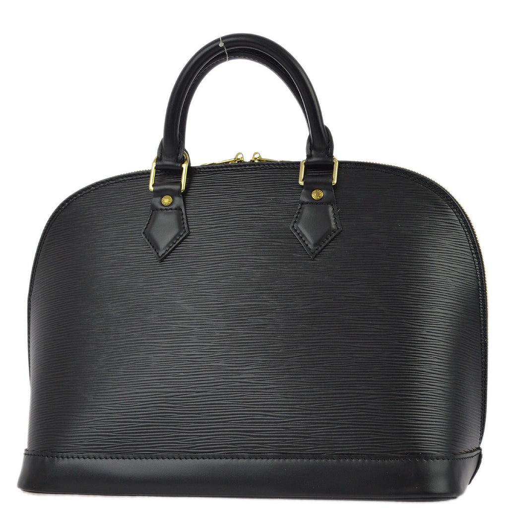 Louis Vuitton 1999 Black Epi Alma M52142