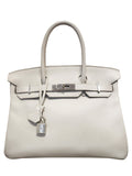 HermÃƒÆ’Ã‚Â¨s Gris Perle 30 cm Birkin Handbag