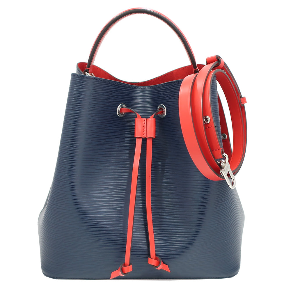 Louis Vuitton Bag Neonoe M54367/ Epi Leather Andigoblue/Red Silver G  Woman  2WAY Hand/Shoulder Console Only