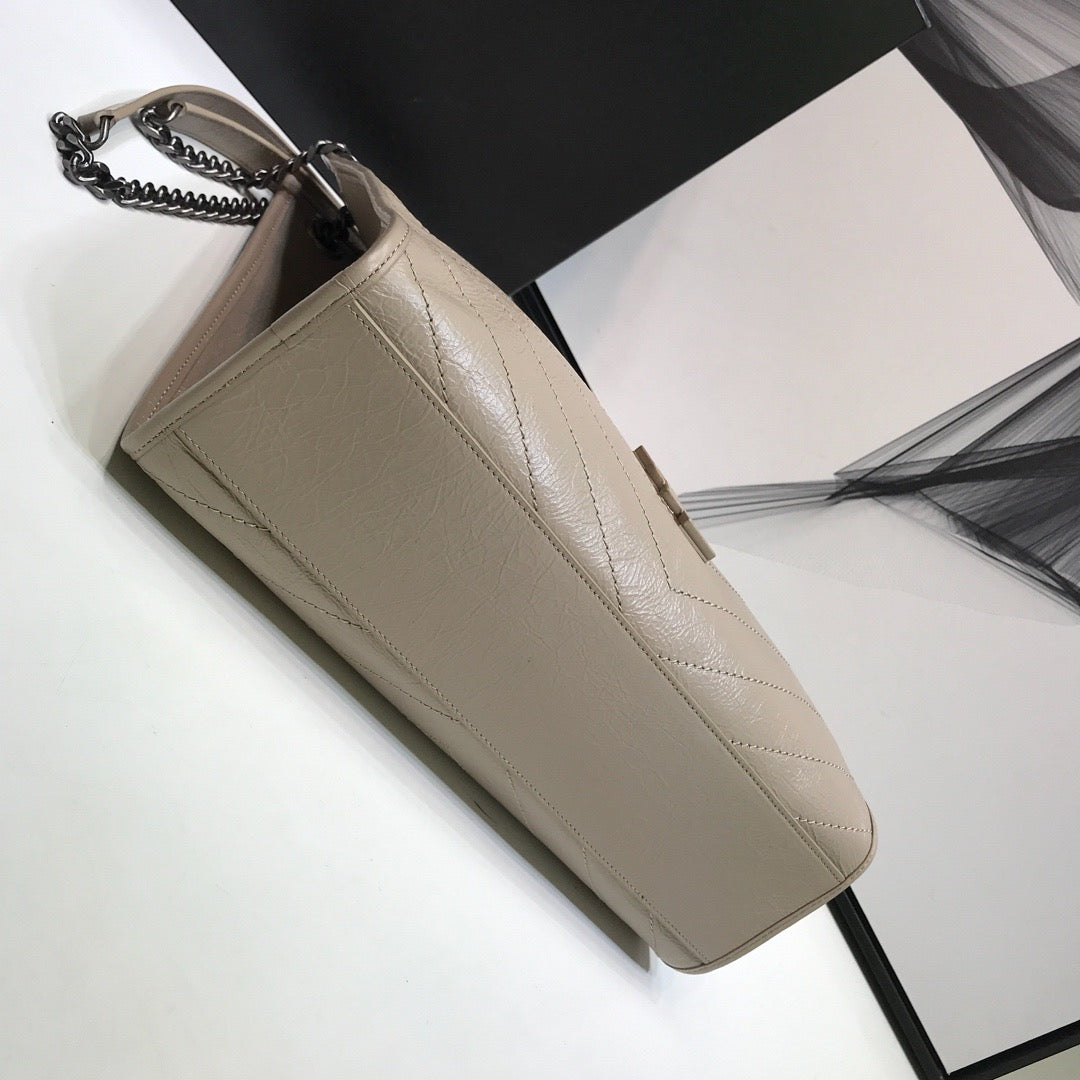 GLAMI Niki MeGLAMIum Shopping Bag Beige For Women 12.6in/32cm YSLÃ‚Â 
